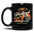 Welcome to Portlandia Black Coffee Mug, Gift Coffee Mug