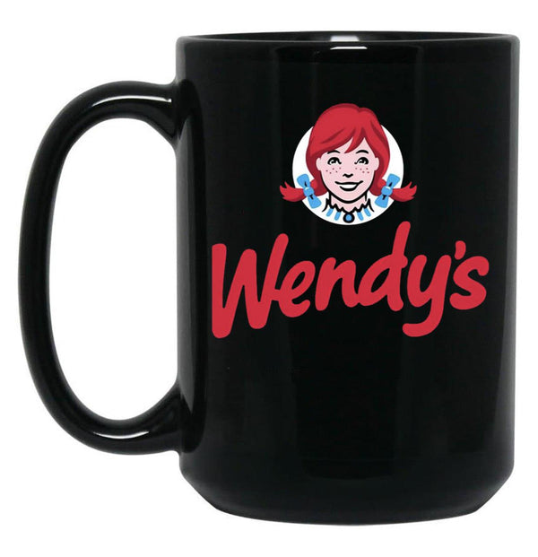 Wendy Fast Food Restaurant Logo Essential Coffee Mug Black Coffee Mug, Gift Coffee Mug - Black