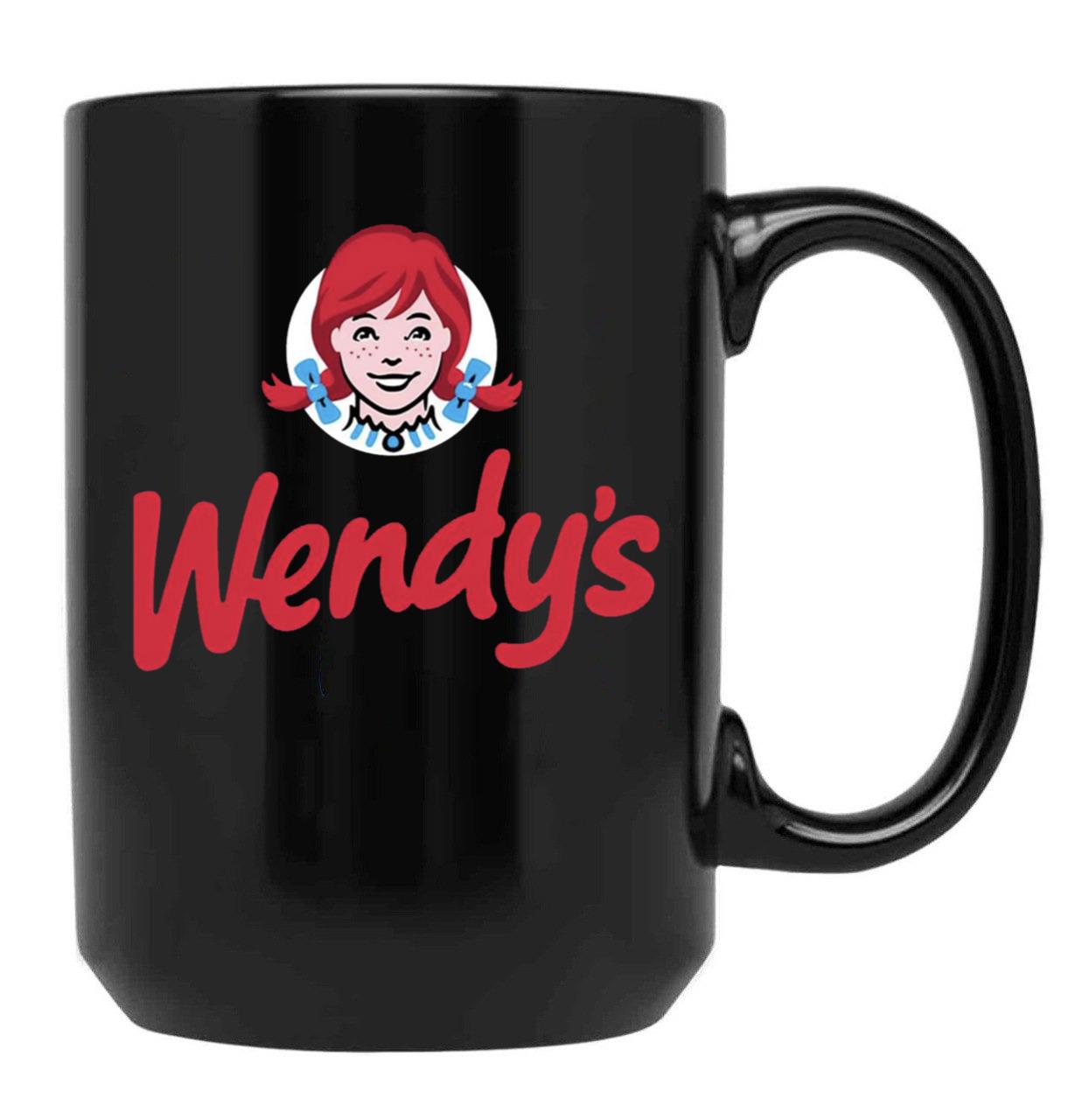 Wendy Fast Food Restaurant Logo Essential Coffee Mug Black Coffee Mug, Gift Coffee Mug