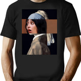 Wendy With The Pearl Earring T-Shirt for Men & Women, T-Shirts Graphic Tee - Black