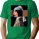 Wendy With The Pearl Earring T-Shirt for Men & Women, T-Shirts Graphic Tee - Green
