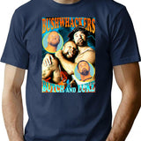 Whackers Bootleg T-Shirt for Men & Women, T-Shirts Graphic Tee - Navy