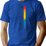 Wham T-Shirt for Men & Women, T-Shirts Graphic Tee - Blue