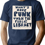 What'S More Punk Than A Public Library T-Shirt for Men & Women, T-Shirts Graphic Tee - Navy
