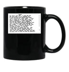 When Harry Met Sally Script Black Coffee Mug, Gift Coffee Mug - Black