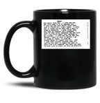 When Harry Met Sally Script Black Coffee Mug, Gift Coffee Mug