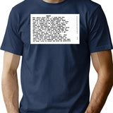 When Harry Met Sally Script Premium Heavyweight Cotton T-Shirt - Navy