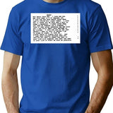 When Harry Met Sally Script Premium Heavyweight Cotton T-Shirt - Blue