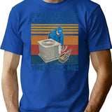 When The Ladies Get Hot Hvac They Call Me Vintage Unisex T-Shirt Hoodie Sweatshirt Tank Tops T-Shirt for Men & Women, T-Shirts Graphic Tee - Blue