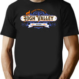 Where Is High Valley Idaho T -Shirt T-Shirt for Men & Women, T-Shirts Graphic Tee - Black