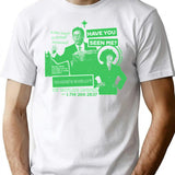 Where'S Shelly T-Shirt for Men & Women, T-Shirts Graphic Tee - White