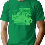 Where'S Shelly T-Shirt for Men & Women, T-Shirts Graphic Tee - Green