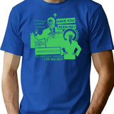 Where'S Shelly T-Shirt for Men & Women, T-Shirts Graphic Tee - Blue