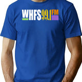 Whfs 99.1 Fm Washington Dc Radio Station Later Logo T-Shirt for Men & Women, T-Shirts Graphic Tee - Blue