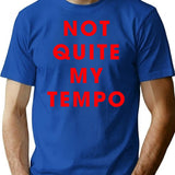 Whiplash - NOT QUITE MY TEMPO Premium Heavyweight Cotton T-Shirt - Blue
