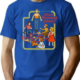 Who'S Possessed Johnny T-Shirt for Men & Women, T-Shirts Graphic Tee - Blue