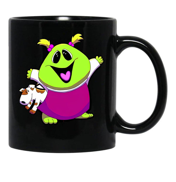 Who'S That Wonderful Girl Happy Black Coffee Mug, Gift Coffee Mug - Black