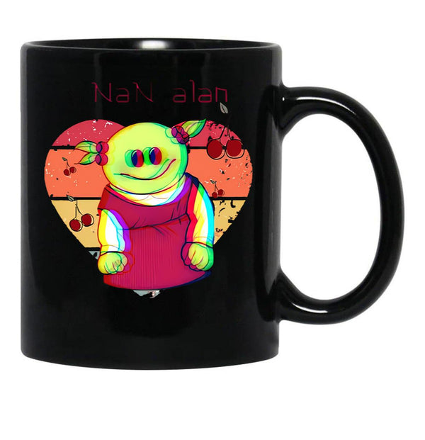 Who'S That Wonderful Girl Nan Alan Black Coffee Mug, Gift Coffee Mug - Black