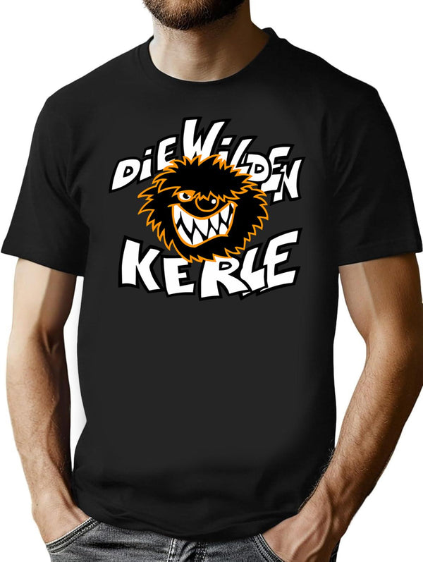 Wilde Kerle T-Shirt for Men & Women, T-Shirts Graphic Tee - Black