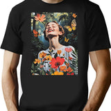 Wind Blowing In The Wind T-Shirt for Men & Women, T-Shirts Graphic Tee - Black