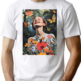 Wind Blowing In The Wind T-Shirt for Men & Women, T-Shirts Graphic Tee - White