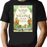 Wind In The Willows Book Cover T-Shirt for Men & Women, T-Shirts Graphic Tee - Black