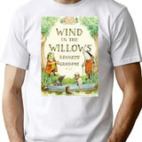 Wind In The Willows Book Cover T-Shirt for Men & Women, T-Shirts Graphic Tee - White