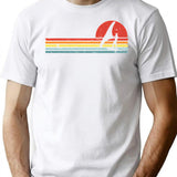 Wing Foiling Foil Surf Surfing Foiler Retro Vintage Surfer T-Shirt T-Shirt for Men & Women, T-Shirts Graphic Tee - White