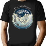 Wings Uk Tour 1979 Classic Songs T-Shirt for Men & Women, T-Shirts Graphic Tee - Black