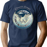 Wings Uk Tour 1979 Classic Songs T-Shirt for Men & Women, T-Shirts Graphic Tee - Navy