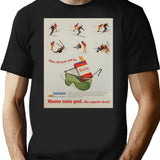 Winston Tastes Good - Skiing Cigarette T-Shirt for Men & Women, T-Shirts Graphic Tee - Black