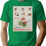 Winston Tastes Good - Skiing Cigarette T-Shirt for Men & Women, T-Shirts Graphic Tee - Green