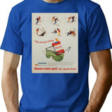 Winston Tastes Good - Skiing Cigarette T-Shirt for Men & Women, T-Shirts Graphic Tee - Blue
