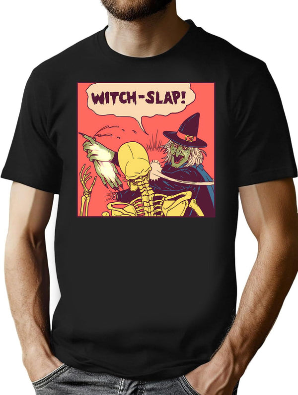 Witch-Slap T-Shirt for Men & Women, T-Shirts Graphic Tee - Black