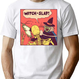 Witch-Slap T-Shirt for Men & Women, T-Shirts Graphic Tee - White
