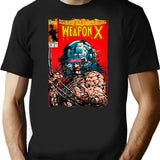 Wolverine Vintage Cover T-Shirt T-Shirt for Men & Women, T-Shirts Graphic Tee - Black