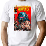 Wolverine Vintage Cover T-Shirt T-Shirt for Men & Women, T-Shirts Graphic Tee - White