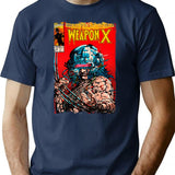 Wolverine Vintage Cover T-Shirt T-Shirt for Men & Women, T-Shirts Graphic Tee - Navy