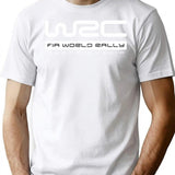 World Rally Championship T-Shirt for Men & Women, T-Shirts Graphic Tee - White