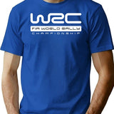 World Rally Championship T-Shirt for Men & Women, T-Shirts Graphic Tee - Blue