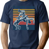 Wrestling Murder Yoga Vintage Funny Gift For Wrestler T-Shirt for Men & Women, T-Shirts Graphic Tee - Navy