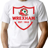 Wrexham Est. 1864 Celebrate The Legacy T-Shirt for Men & Women, T-Shirts Graphic Tee - White