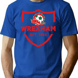 Wrexham Est. 1864 Celebrate The Legacy T-Shirt for Men & Women, T-Shirts Graphic Tee - Blue