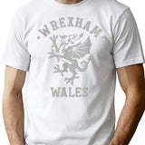Wrexham Wales Retro Vintage Essential T-Shirt for Men & Women, T-Shirts Graphic Tee - White
