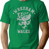 Wrexham Wales Retro Vintage Essential T-Shirt for Men & Women, T-Shirts Graphic Tee - Green