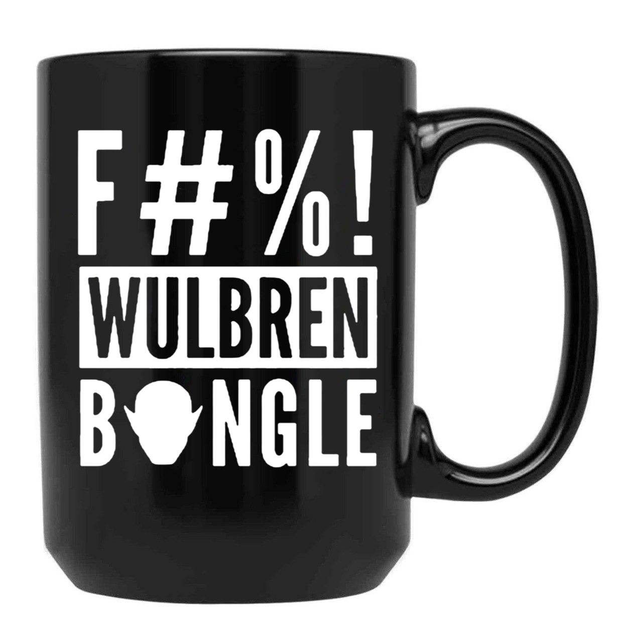 Wulbren Bongle Black Coffee Mug, Gift Coffee Mug