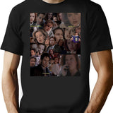 X-Files Mulder And Scully Collage T-Shirt for Men & Women, T-Shirts Graphic Tee - Black