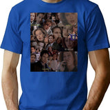 X-Files Mulder And Scully Collage T-Shirt for Men & Women, T-Shirts Graphic Tee - Blue