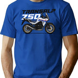 Xl750 - Transalp T-Shirt for Men & Women, T-Shirts Graphic Tee - Blue