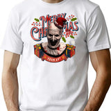 Xmas Art T-Shirt for Men & Women, T-Shirts Graphic Tee - White